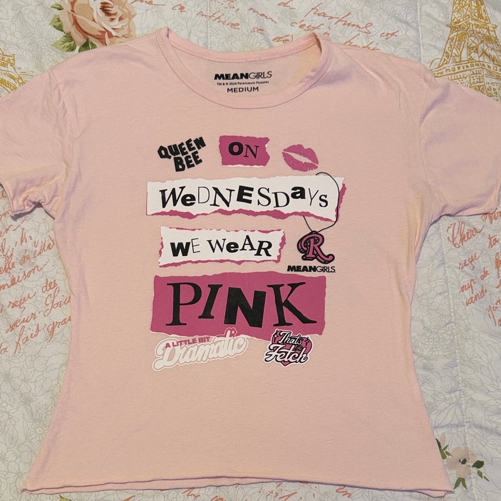 Mean Girls Pink Graphic T-Shirt